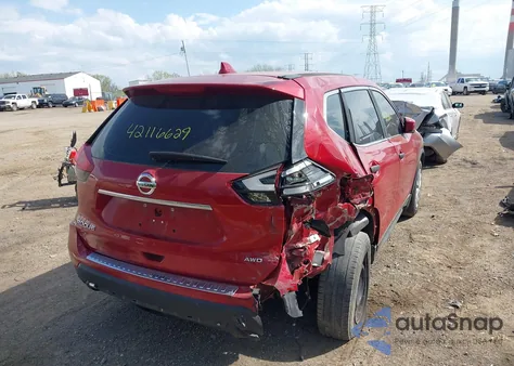 2017 Nissan Rogue S из США, поврежденный, VIN 5N1AT2MV6HC863307